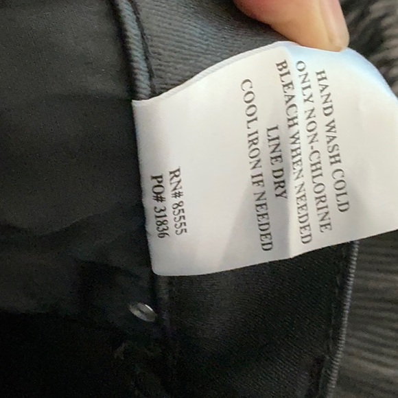 NWT Daze Denim *high rise daily driver -Coated Pants jeans organic fabric 24 31 - Picture 5 of 12